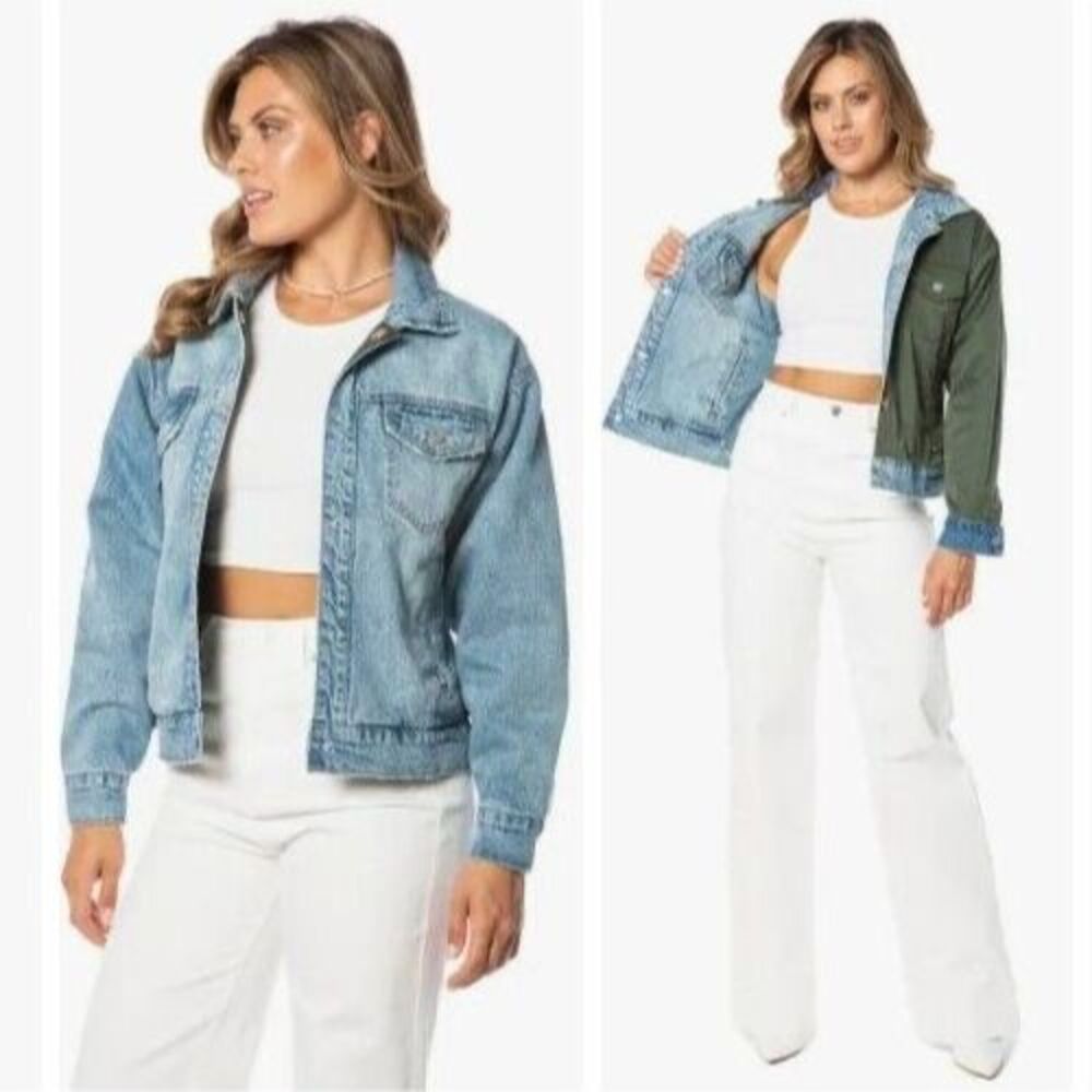 S Reversible Monogram Trucker Jacket Juicy Couture